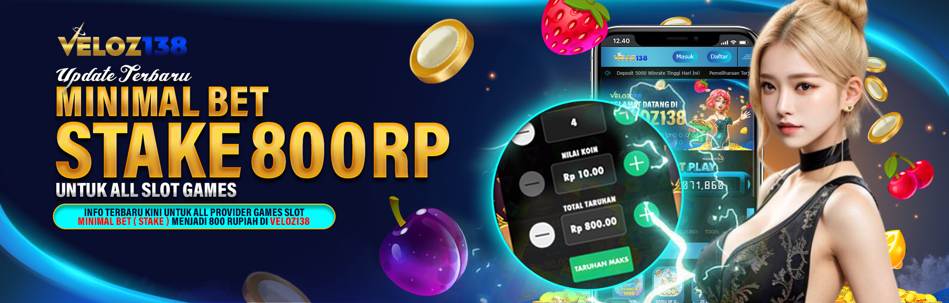 Update Terbaru Minimal Bet All Slot Games 800 Rupiah 